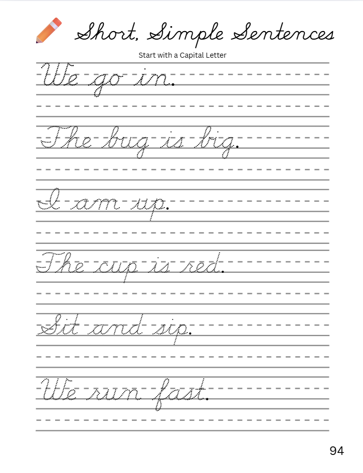 The Learning House: Cursive For Kids