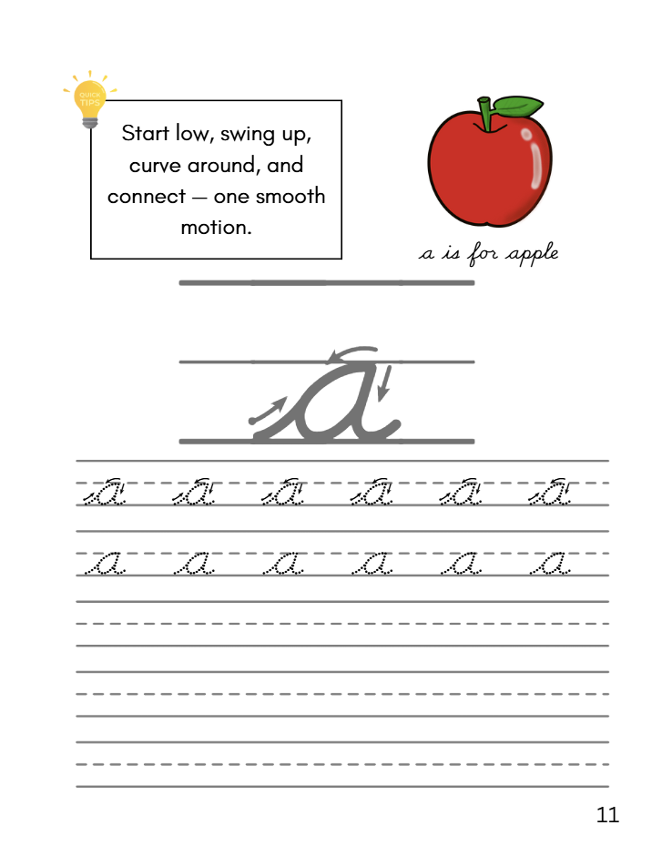 The Learning House: Cursive For Kids