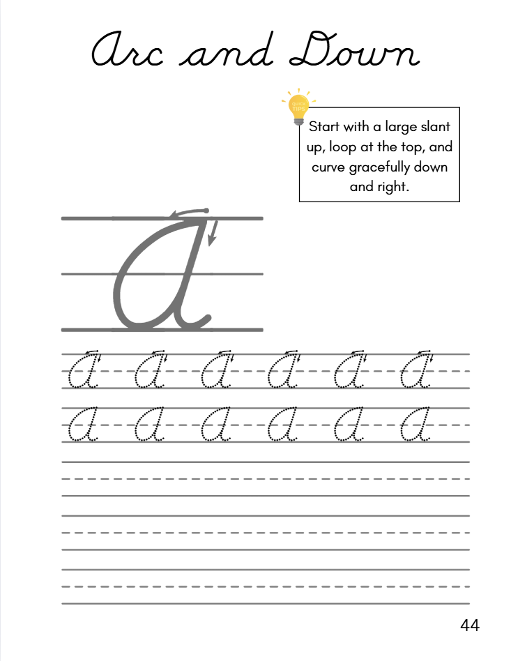 The Learning House: Cursive For Kids