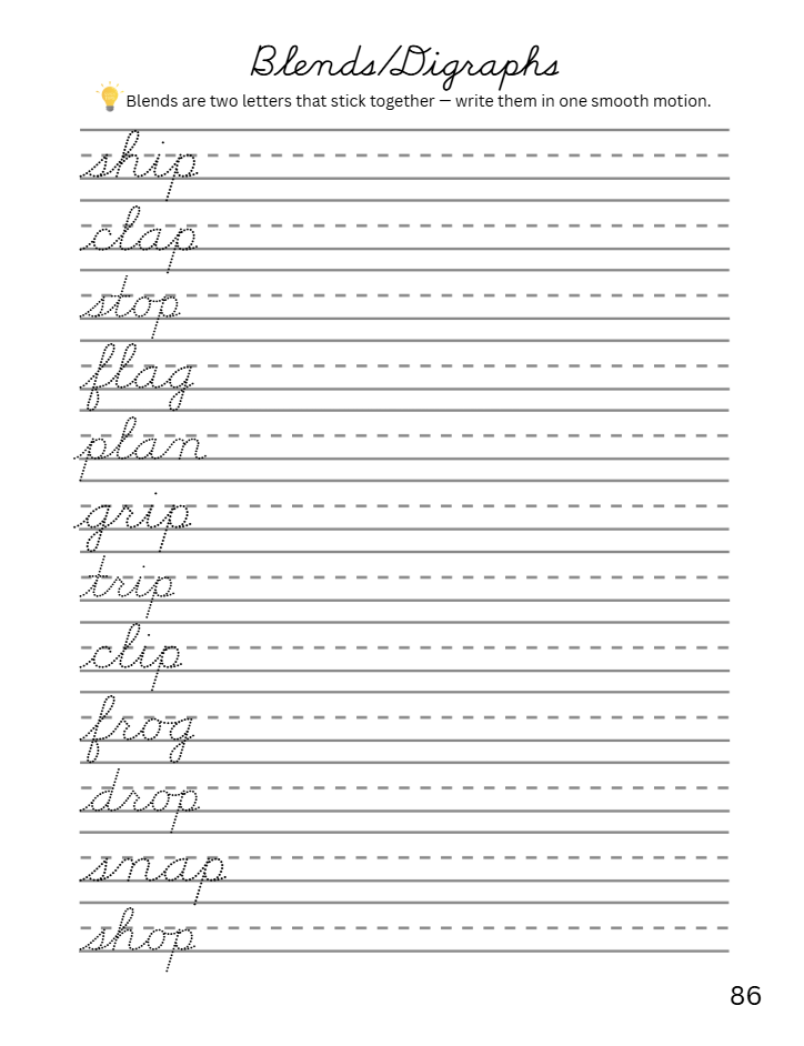 The Learning House: Cursive For Kids